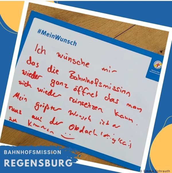 BM Regensburg Wunschzettel Aufenthalt